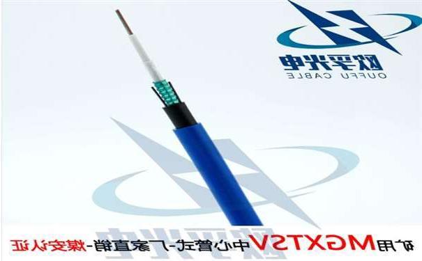 鄂州市欧孚MGXTSV-8B1 矿用单模阻燃光缆G652D纤芯煤安证书